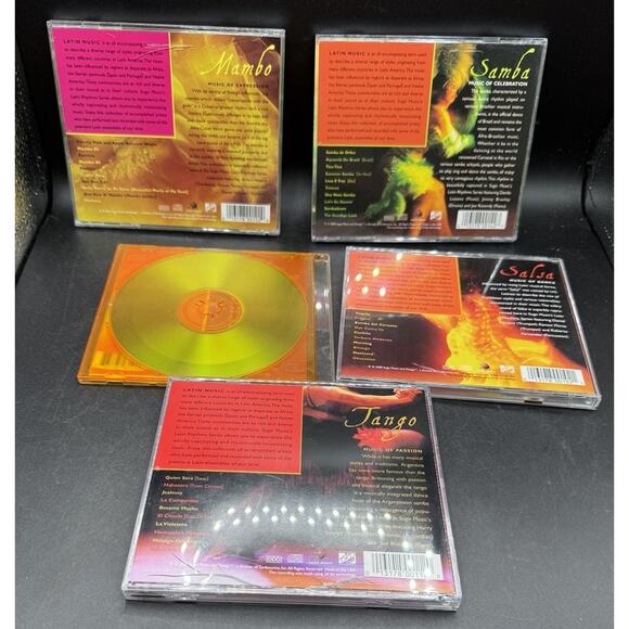 Lot of 5 CD's BALLROOM DANCING Sugo Music Samba Mambo Tango Salsa Latin Jam EC D - Picture 4 of 6